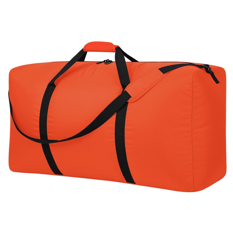 iFARADAY Extra Large Duffel Bag 105L Lightweight Luggage for Travel-Orange - Image 1
